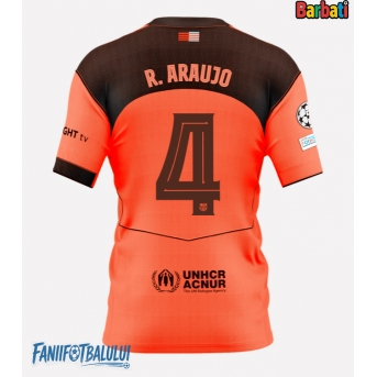 Barcelona Ronald Araujo #4 Tricou Fotbal Replică 2025-26 Barbati Treilea
